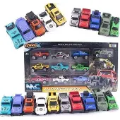 Lena 10-teiliges Set Offroad-Spielzeugautos aus Metall –