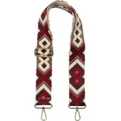 StyleBREAKER Wechsel Taschengurt in Bordeaux-Braun-Beige | Gr.: onesize