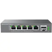 Grandstream Networks GWN7700M Series GWN7700MP - Switch - unmanaged - 5 x 2.5GBase-T + 1 x SFP+ - Desktop, wandmontierbar - PoE (57 W)