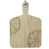 GAUMENKICK Schneidebrett Zitronen Mangoholz in natur - L: 38cm | Gr.: onesize