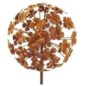 Kobolo Gartendekoration FLOWERBALL24 in Braun | Gr.: onesize