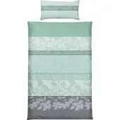 Redbest Single-Jersey Bettwäsche in mint-grau | Gr.: 155x220 cm (40x80 cm)