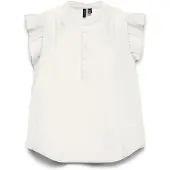 Vero Moda Bluse Selma 10345667 Weiß Regular Fit