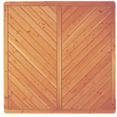 Tetzner & Jentzsch T&J CLASSICO Sichtschutzzaun Douglasie 1800 x 1800 mm