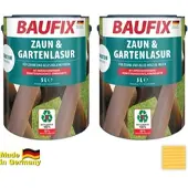 Baufix Zaun- und Gartenlasur, Kiefer - 2er-Set