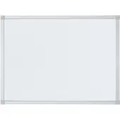 Franken Whiteboard X-tra!Line, Wandmontage im Hoch- & Querformat, Stahl weiß lackiert & Aluminiumrahmen, magnethaftend, Ablageschale, B 600 x H 450 mm