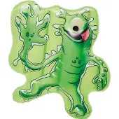 Happy People 16692 - Kinderluftmatratze - Ravensburger Monsterstarker Glibberklatsch (grün, 65x64x13cm)