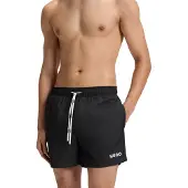 HUGO Herren Haiti Badeshorts Schwarz