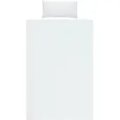 Redbest Microfaser-Seersucker, Microfaser Bettwäsche Detroit in weiß | Gr.: 155x220 cm (40x80 cm)