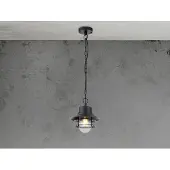 Elstead Lighting Elstead Copenhagen Außen-Hängeleuchte E27 Schwarz IP44