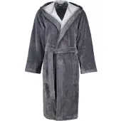 Cawö Bademantel 801 Kapuze Herren Anthracite-46 / 48
