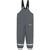 Normani Outdoor Sports Baby Regenhose mit Hosenträgern in Grau | Gr.: 80