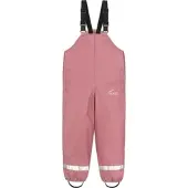 Normani Outdoor Sports Baby Regenhose mit Hosenträgern in Rosa | Gr.: 74