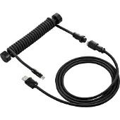 Sharkoon SGK50 Aviator Kabel Titan/Black (schwarz, 1,85 Meter, Spiralkabel für SKILLER SGK50)