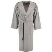 Rhomtuft Bademäntel unisex Kapuze Baronesse kiesel - 85 in kiesel - 85 | Gr.: L