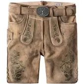 Stockerpoint Trachtenlederhose Girgl in senf gespeckt-grün | Gr.: 44