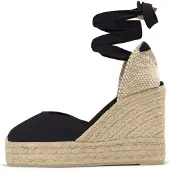 Castañer Espadrilles Carina/8ED/001 020961-100 Schwarz