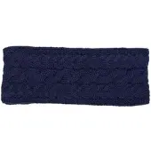 StyleBREAKER Strick Stirnband in Dunkelblau | Gr.: onesize