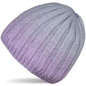 StyleBREAKER Strickmütze in Flieder-Grau | Gr.: onesize