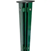 FA-Bausysteme Eckzaunpfosten Moosgrün Abdeckschiene Höhe: 830 mm