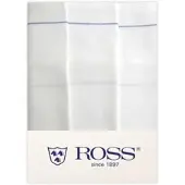 Ross 3er Pack Zwirn Halbleinen Geschirrtücher Kellnertuch 45x65 cm | blau - blau