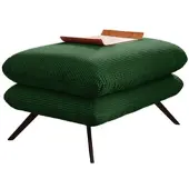 KAWOLA Hocker CHARME Hockerbank Cord smaragd