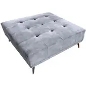 KAWOLA HOCKER WIOLO Grau Velvet