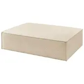 KAWOLA Polsterhocker CARMO Hockerbank Stoff beige