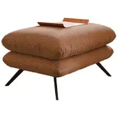 KAWOLA HOCKERBANK CHARME Braun Cord