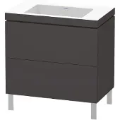 Duravit LC6937N8080 WTU L-Cube m. Vero Air 698x800x480mm