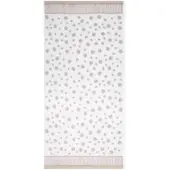 Ross Walk-Frottier Handtücher Tupfen allover Duschtuch 70x140 cm | natur - beige