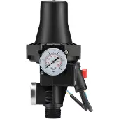 Wiltec Druckschalter SKD-3 230V 1-phasig bis 10 bar, Druckwächter mit Trockenlaufschutz für Hauswasserwerke und Pumpen, zuverlässige Pumpensteuerung