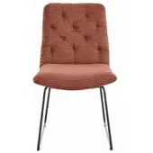 KAWOLA Stuhl NEW CHARME Esszimmerstuhl Cord rost