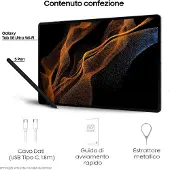 Samsung Galaxy Tab S8 Ultra WiFi SM-X900, 37,1 cm (14.6"), 2960 x 1848 Pixel, 512 GB, 16 GB, Android 12, Graphit