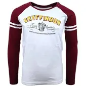 Harry Potter Langarmshirt Gryffindor Quidditch in Weiß | Gr.: 158