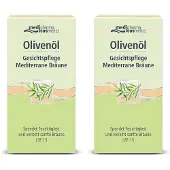 Medipharma cosmetics Olivenöl Gesichtspflege Creme mediterrane Bräune 2x 2x50 ml