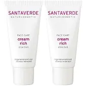 Santaverde Aloe Vera Creme rich ohne Duft 2x 2x30 ml