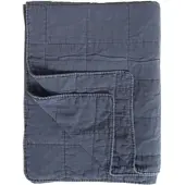 Ib Laursen Klassischer Quilt aus Baumwolle in indigo | Gr.: onesize
