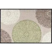 Erwin Müller Fußmatte in beige/grün | Gr.: 80 x 180 cm