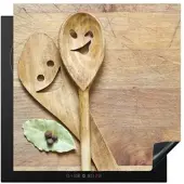 KitchenYeah Herdabdeckplatte Holzlöffel | Gr.: 77 x 59 cm