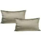 Jack 2er Set Teddy Flausch Kissenhülle Kissenbezug in Taupe | Gr.: 40x40 cm