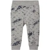 Name it Jungen Bio-Baumwoll Sweat-Hose in Grau | Gr.: 68