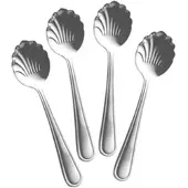 Rice Rostfreier Stahl Teelöffel 4er in silber | Gr.: onesize
