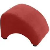 58 aufm Kessel POLSTERHOCKER Kajsa Velourstoff terracotta | Gr.: onesize