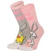 Apollo Kinder Ostersocken 2er Pack in Rosa | Gr.: 35-38