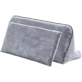 KAWOLA RÜCKENKISSEN WIOLO Grau Velvet
