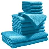 Redbest Frottier, Leichtfrottier Frottier-Set 14-teilig Oceanside in türkis | Gr.: onesize