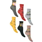 Pipsa Possu 6er-Set: Socken Strümpfe in Mehrfarbig | Gr.: 23-26