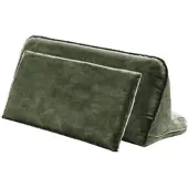KAWOLA RÜCKENKISSEN WIOLO Grün Velvet