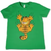Garfield Shirt "Hanging On Kids T-Shirt" in Grün | Gr.: L